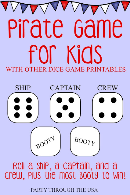 Travel Dice Games for Kids // Party Through the USA // games in an Altoid Tin // portable and washable games for camping and travel with kids // sneak in learning through play