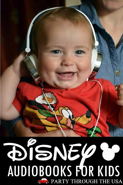 The Best Disney Audiobooks for Kids // Party Through the USA // road trips // vacation // family fun // disney // audiobooks