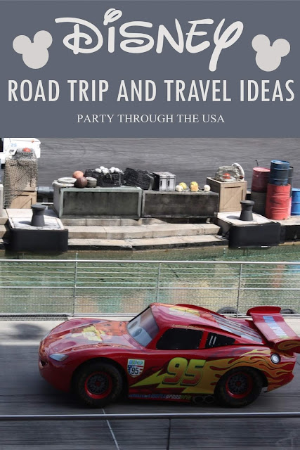 Disney Road Trip and Travel Ideas // Party Through the USA // Road Trips  // Disneyland // Disney World // Disney Parks // Family Vacations // Disney Princesses // Pixar