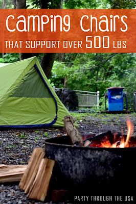 Plus sized bodies need comfortable camping chairs too, so these manufacturers have delivered.  Reviewed by a real supersized traveler!
