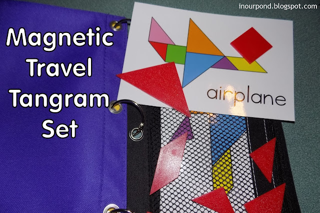 DIY Magnetic Travel Tangram Set from In Our Pond