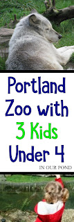 Portland Zoo with 3 Kids Under 4 from In Our Pond  #travel #pacificnorthwest #travelwithkids #roadtrip #portland #zoo #portlandwithkids #zoowithkids