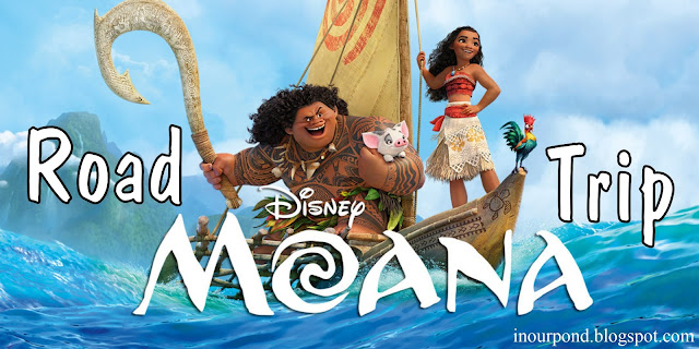 How to Plan a Moana Themed Road Trip // Party Through the USA // family road trips // party food // costumes // themed car activities // beach fun // beach party for kids