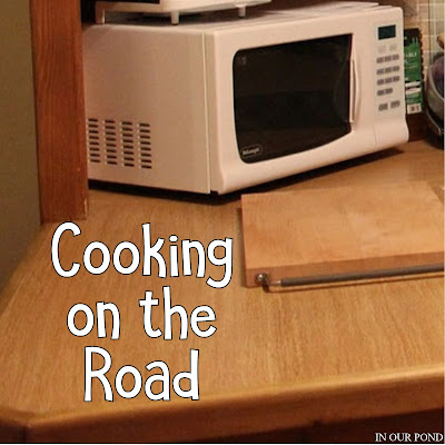 Pirate Road Trip Series: Cooking on the Road from In Our Pond #travel #hotel #roadtrip #travelwithkids #hotelcooking #roadtripfood #hotelwithkids #roadtripwithkids #food #lunch #bento #piratefood #pirateparty